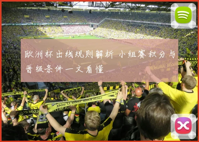 欧洲杯出线规则解析 小组赛积分与晋级条件一文看懂